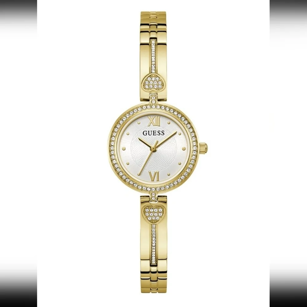 Women's Analog Gold-Tone Stainless Steel Watch 27mm Women New